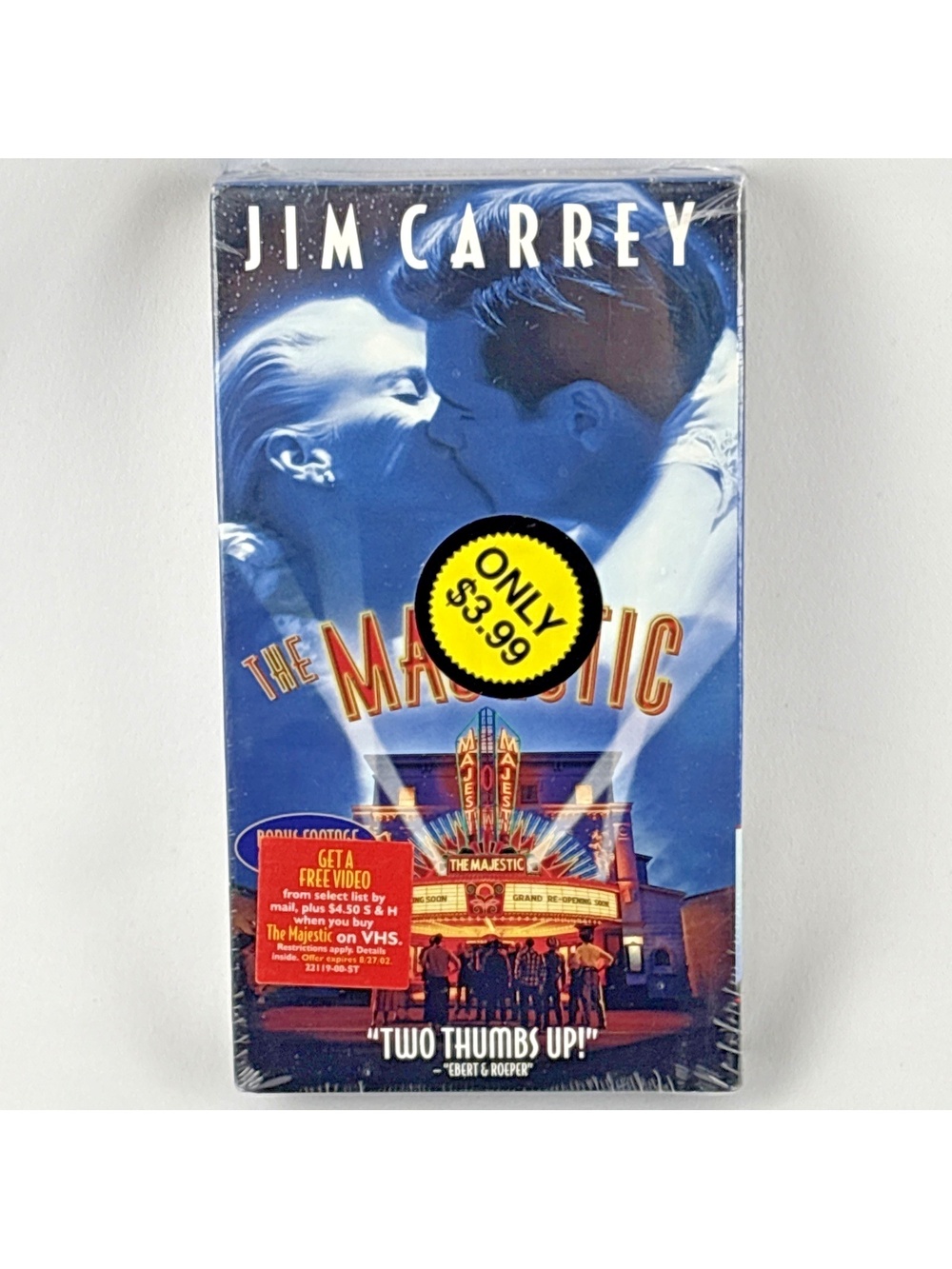 The Majestic VHS New / Sealed Jim Carrey